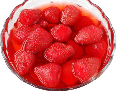 strawberries canned